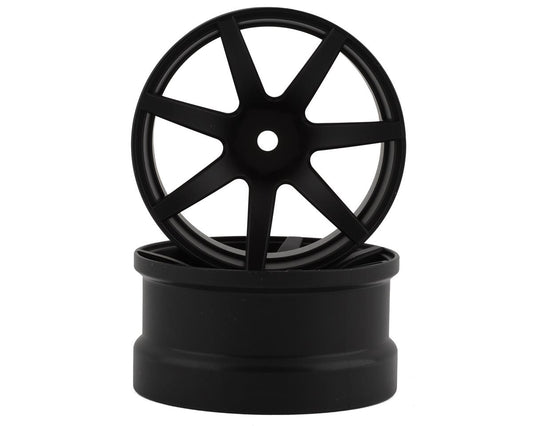 Reve D JD7 Drift Wheel (Black) (2) (8mm Offset) w/12mm Hex