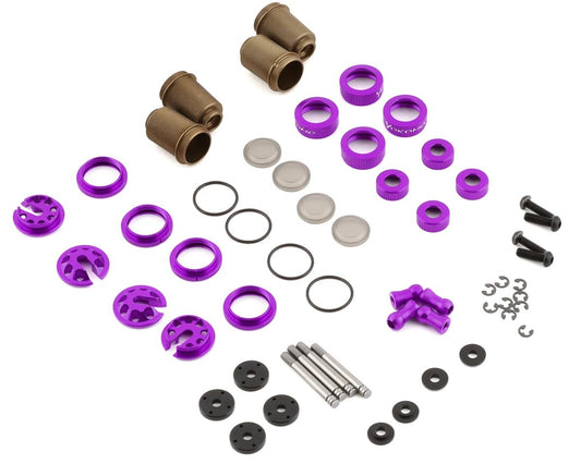 Yokomo YD-2 Super Low Friction Aluminum Big Bore Shock Set (Purple)